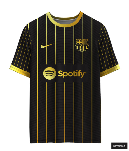 Barcelona FC In Gold And Black Edition
