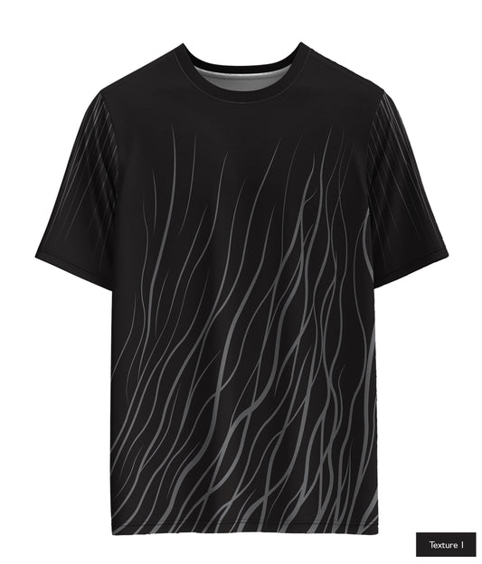 Abstract Wave In Dark Grey