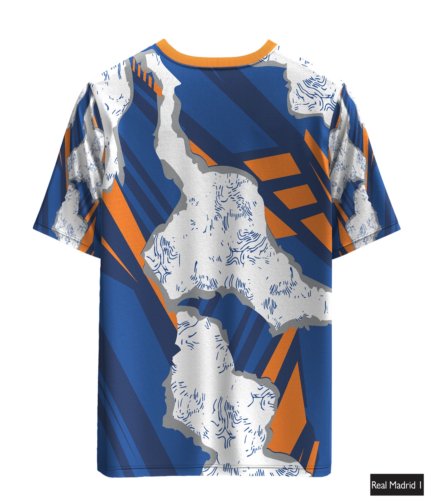 Real Madrid Special Edition In White, Orange and Blue