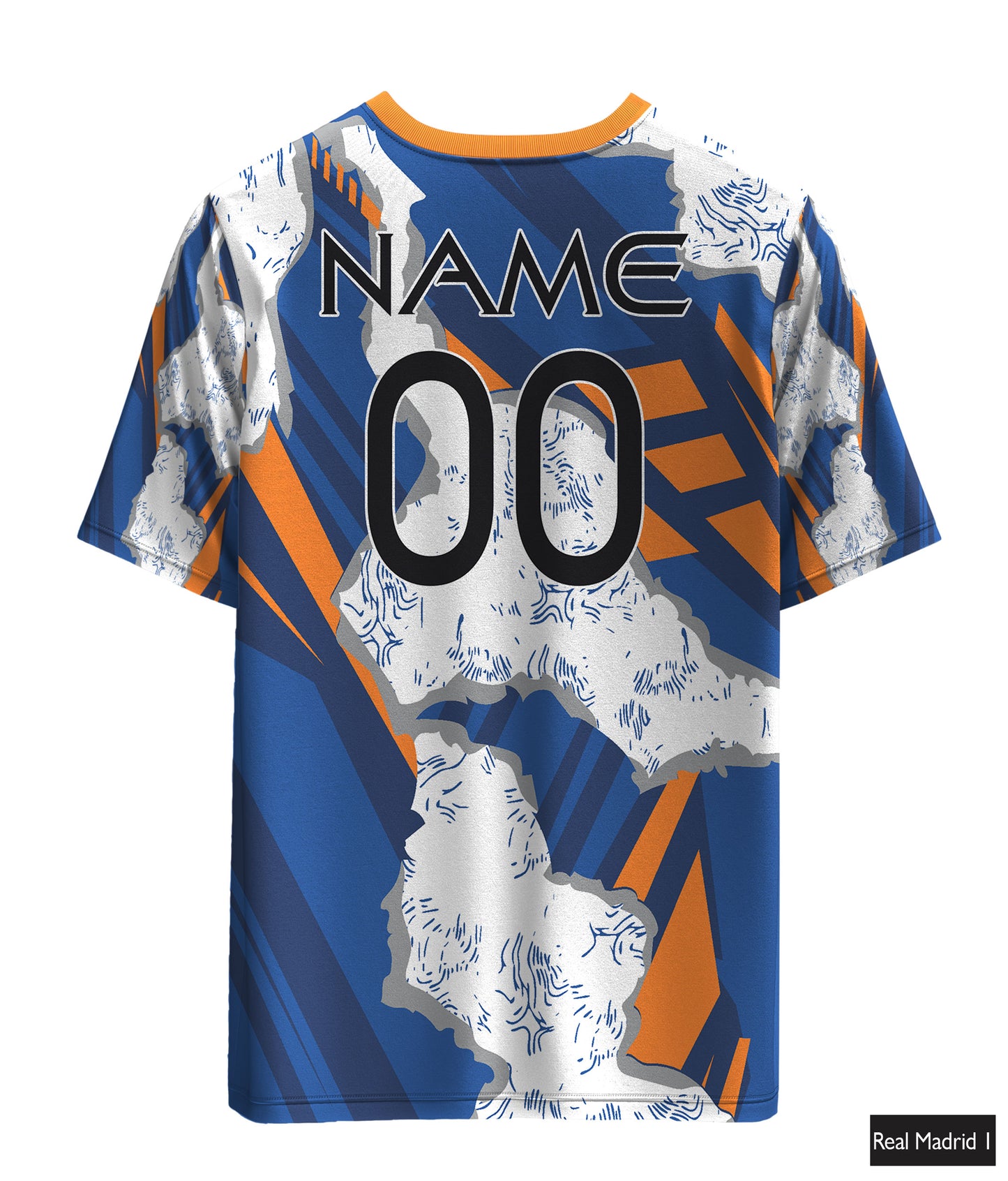 Real Madrid Special Edition In White, Orange and Blue