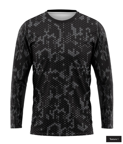 Hexagonal Halftone In Dark Grey