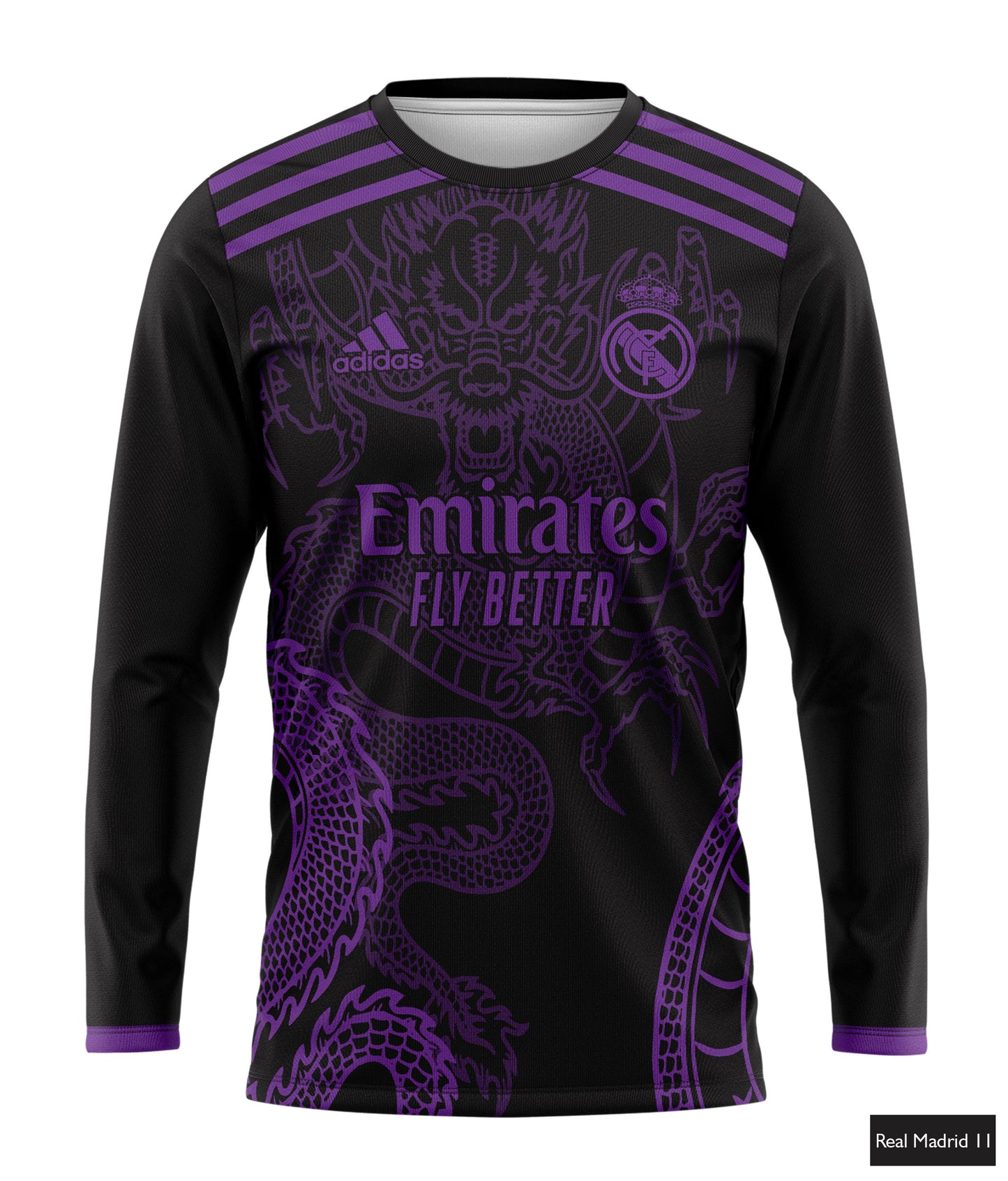 Real Madrid Dragon Edition in Black & Purple