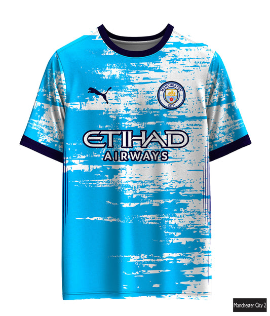 Manchester City Blue Grunge Edition