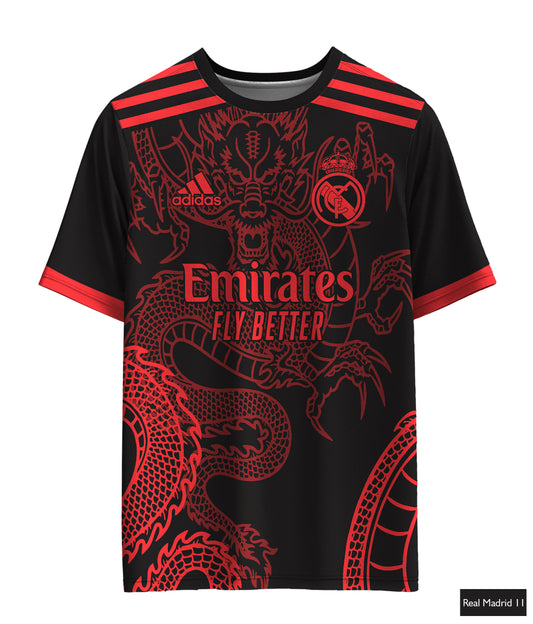 Real Madrid Dragon Edition in Black & Red