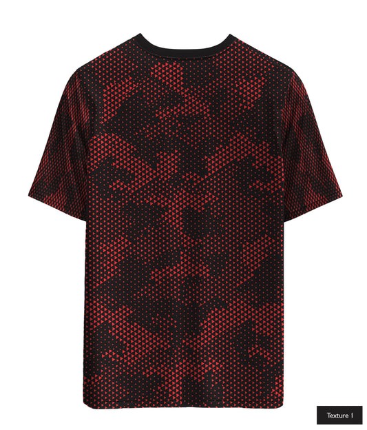 Triangular Grid In Red
