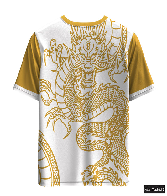 Real Madrid Dragon Edition Golden & White 24-25