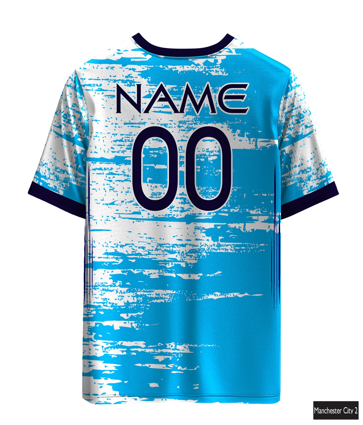 Manchester City Blue Grunge Edition