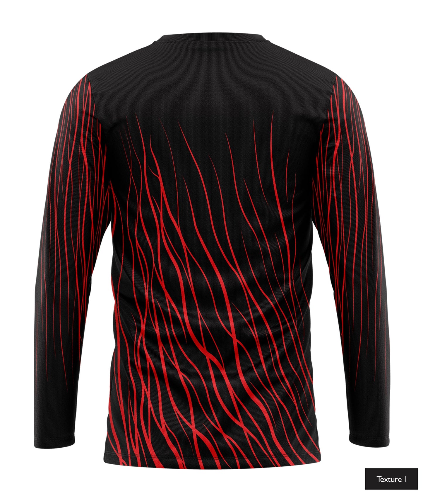 Abstract Wave In Red