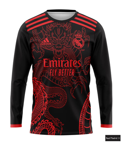 Real Madrid Dragon Edition in Black & Red