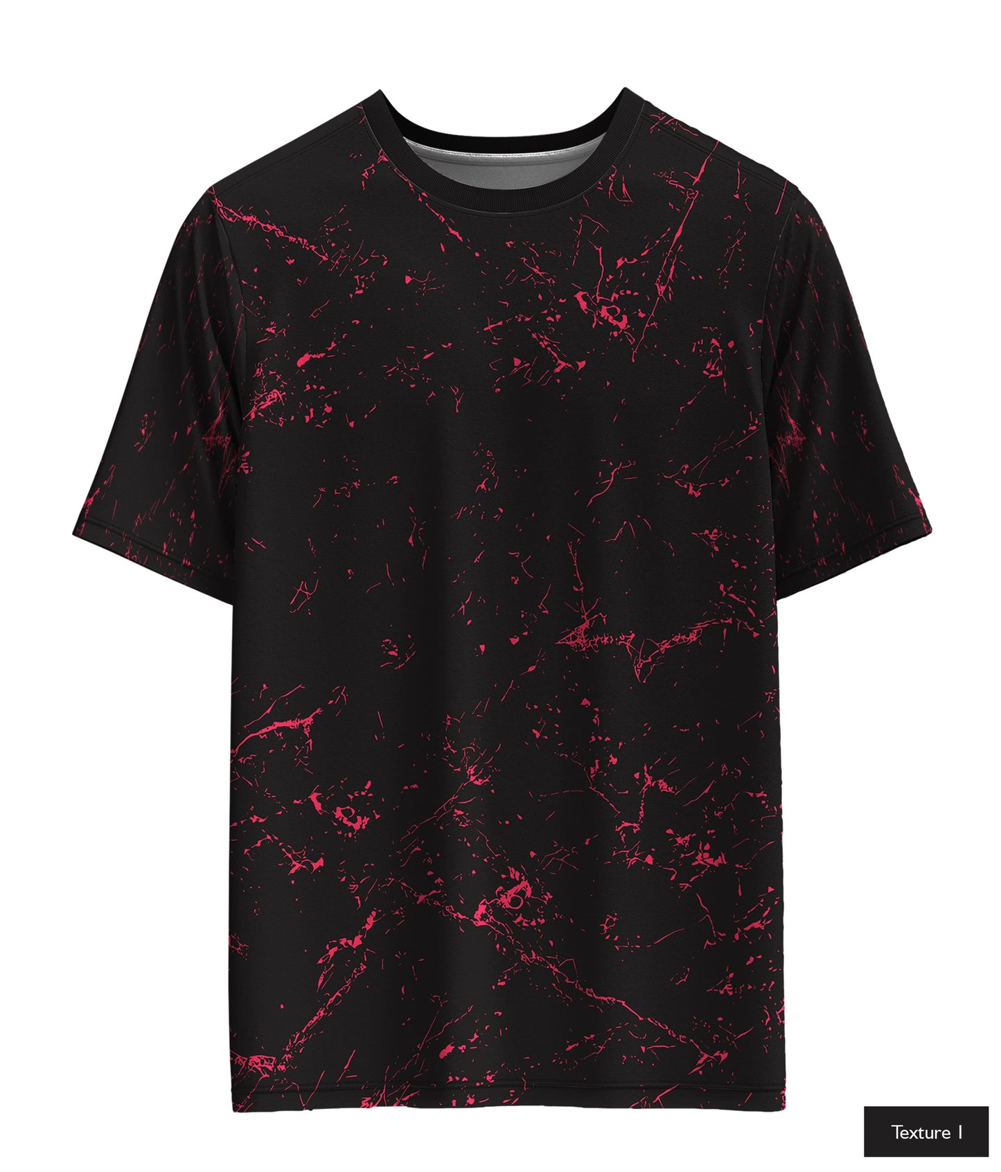 Cosmic Veins In Neon Red