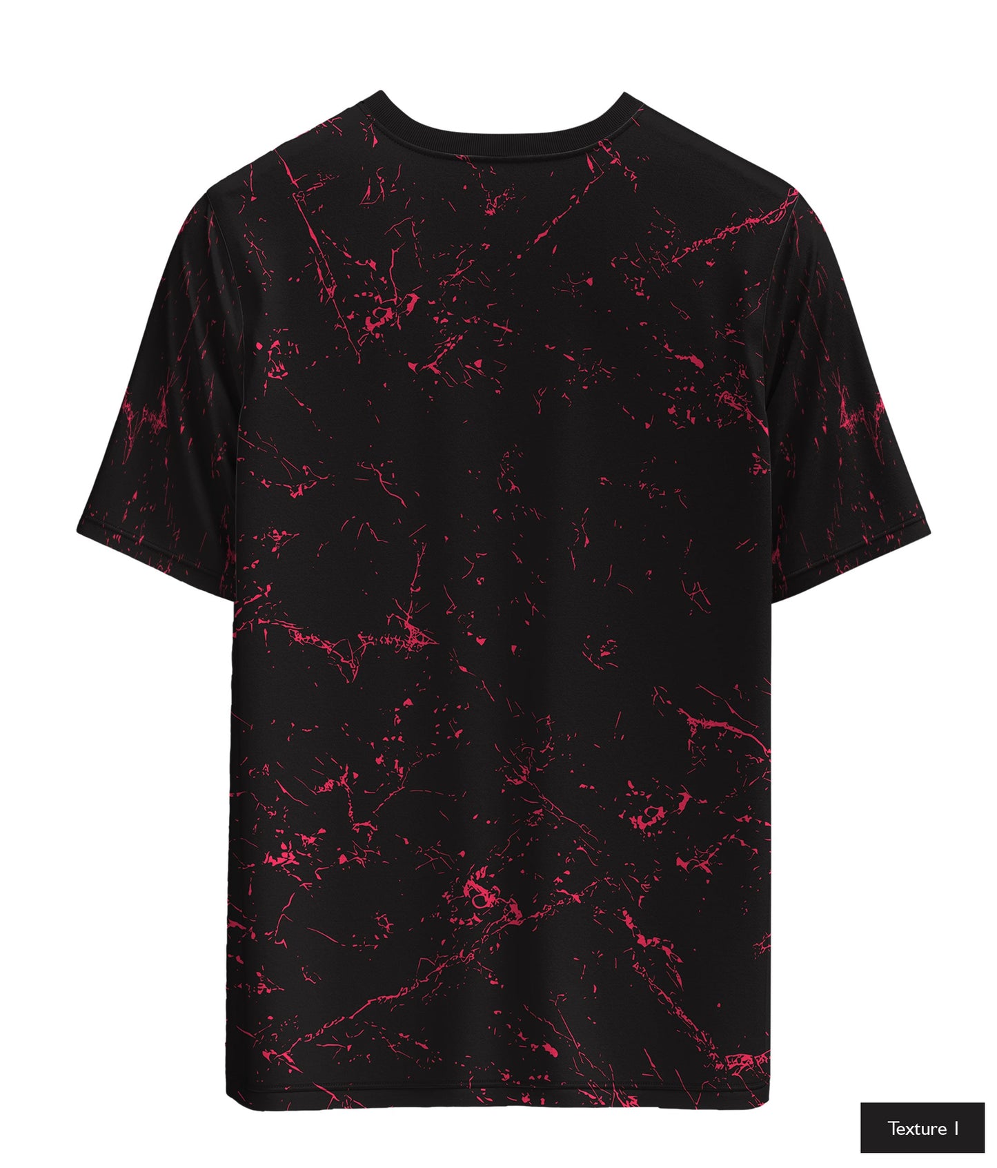 Cosmic Veins In Neon Red