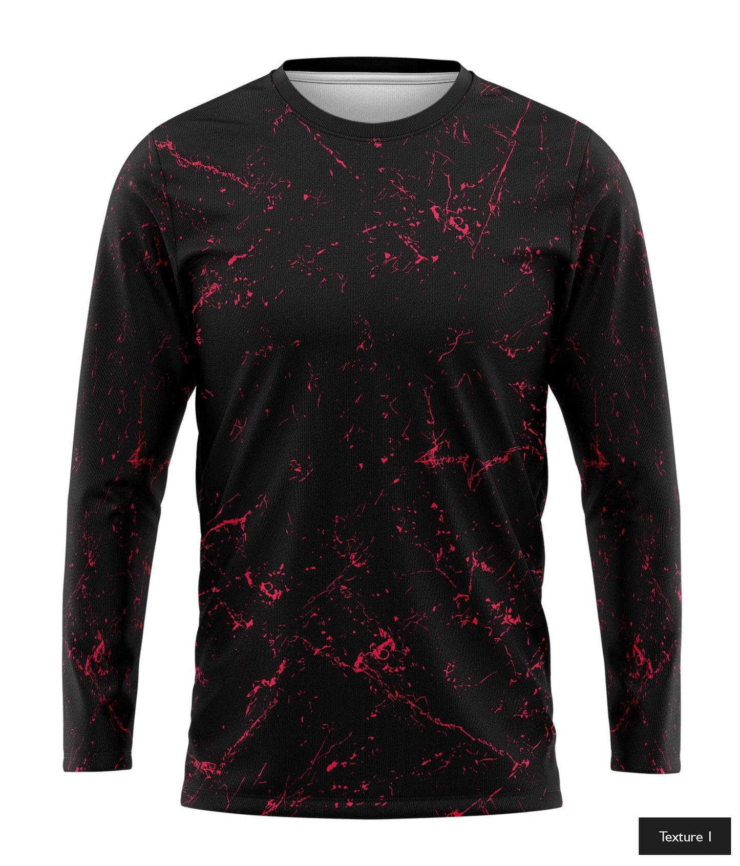 Cosmic Veins In Neon Red
