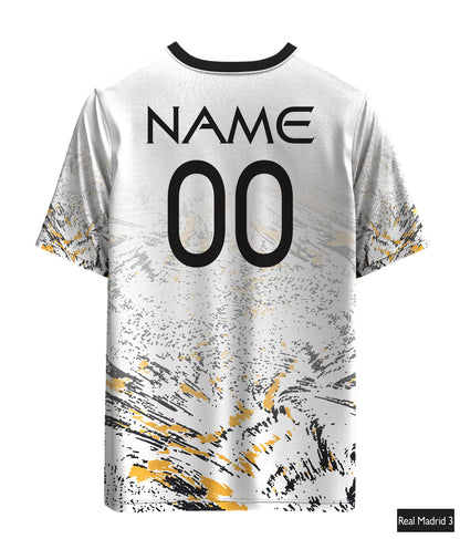Real Madrid Adidas Concept in White, Black And Yellow
