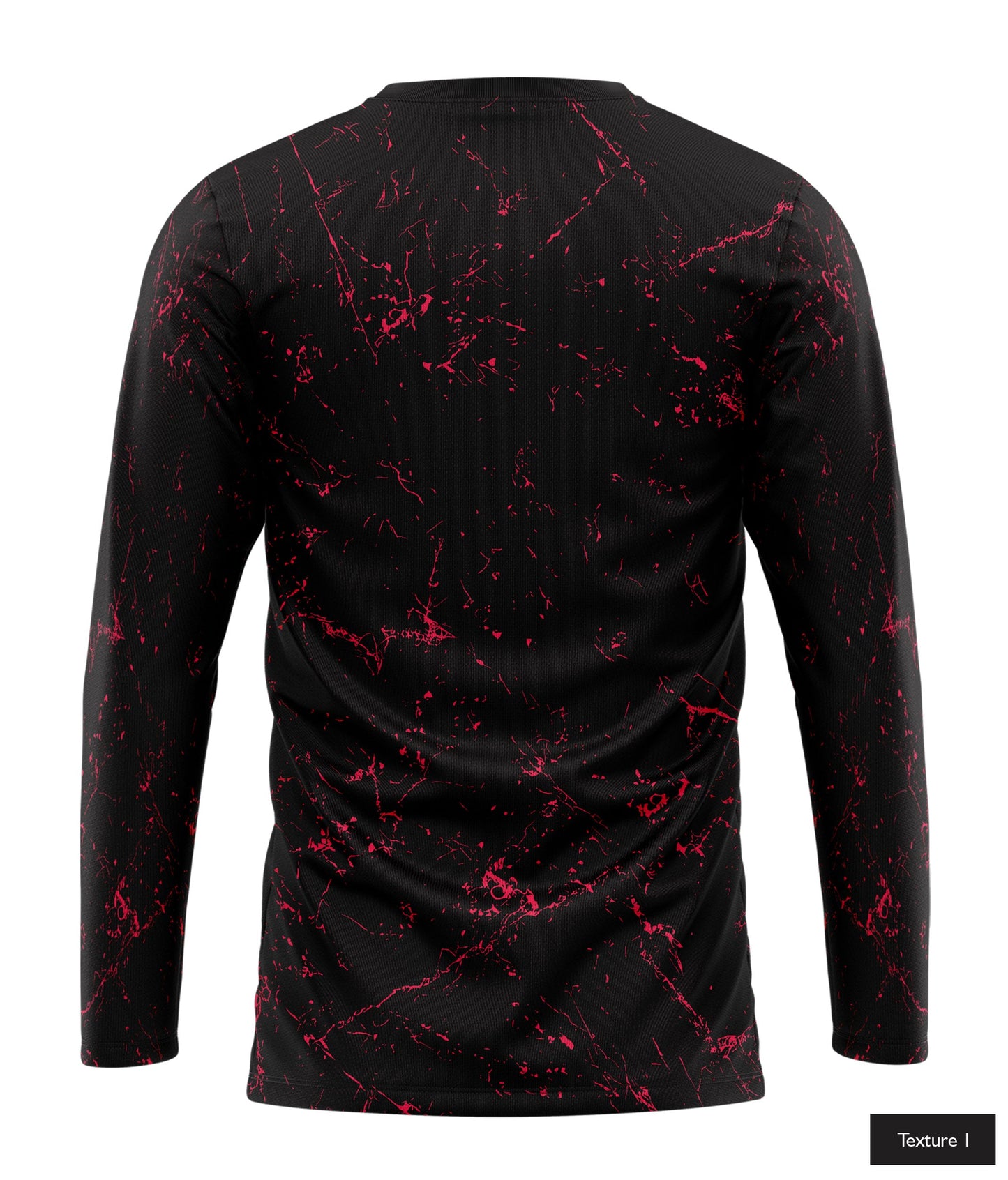Cosmic Veins In Neon Red