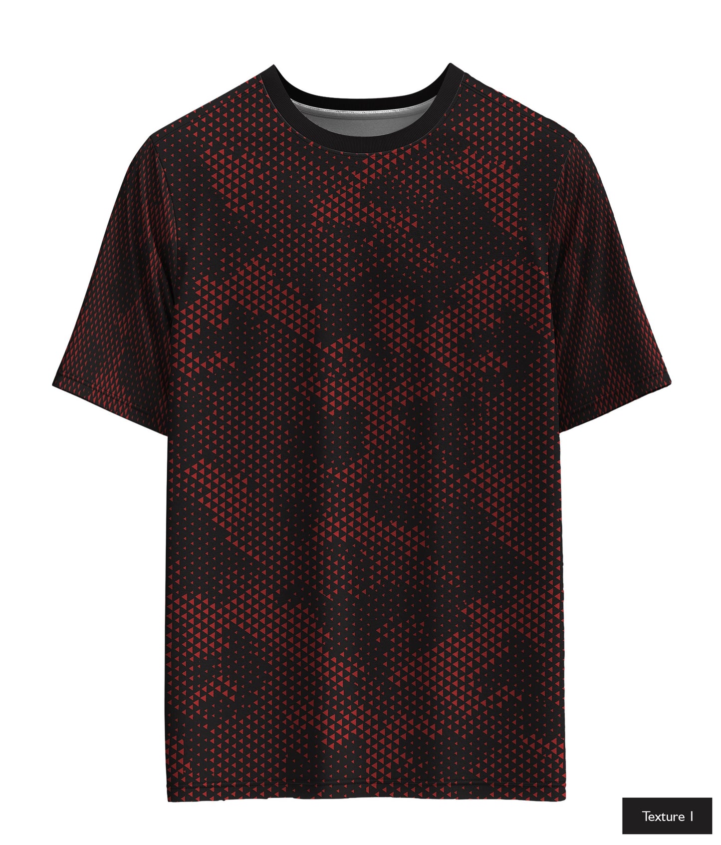 Triangular Grid In Maroon