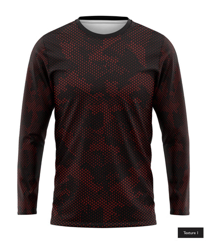 Triangular Grid In Maroon