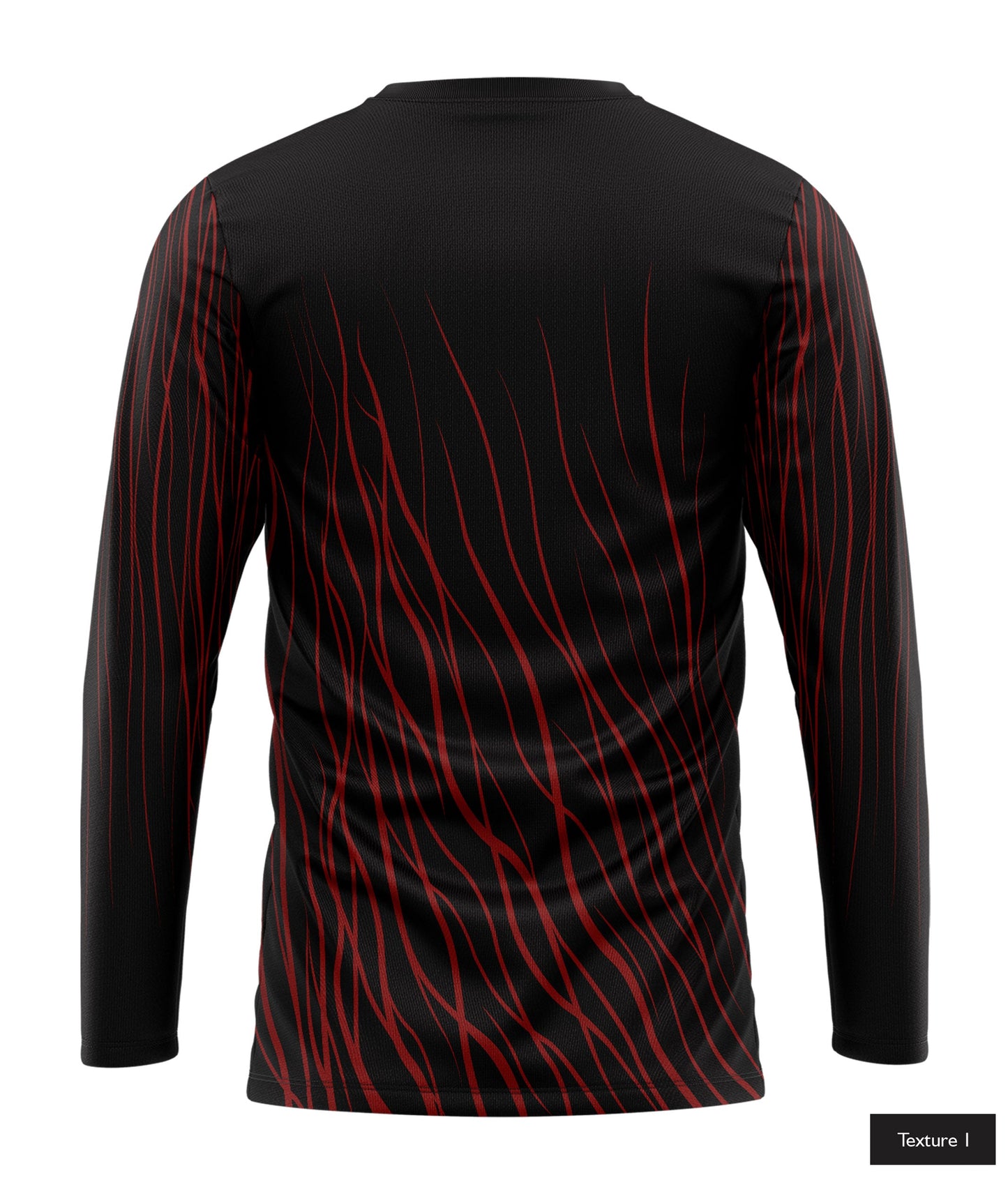 Abstract Wave In Maroon