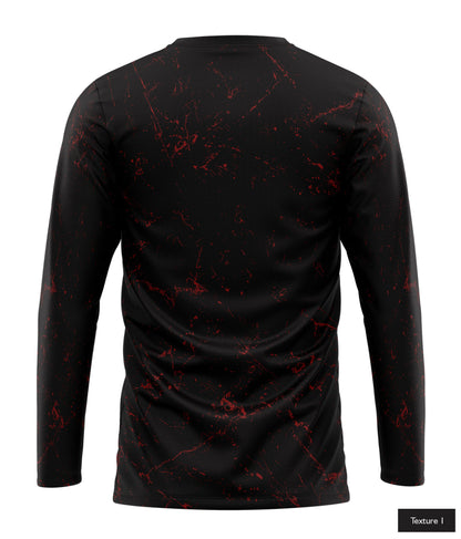 Cosmic Veins In Maroon