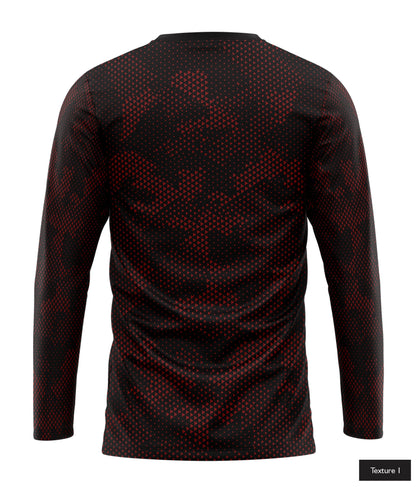 Triangular Grid In Maroon