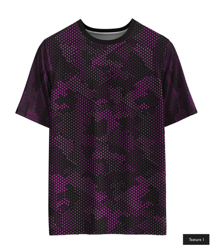 Triangular Grid In Purple
