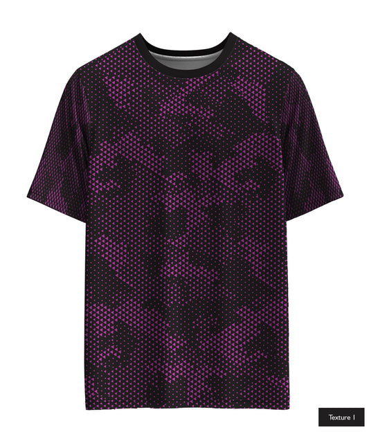 Triangular Grid In Purple