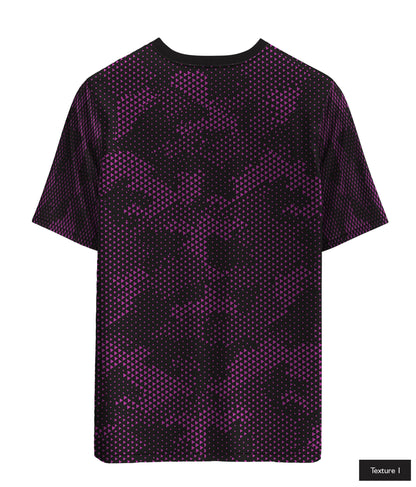 Triangular Grid In Purple