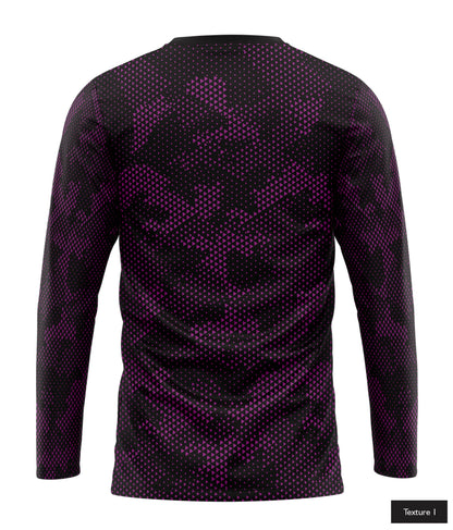 Triangular Grid In Purple