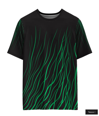Abstract Wave In Green