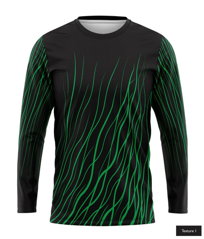 Abstract Wave In Green