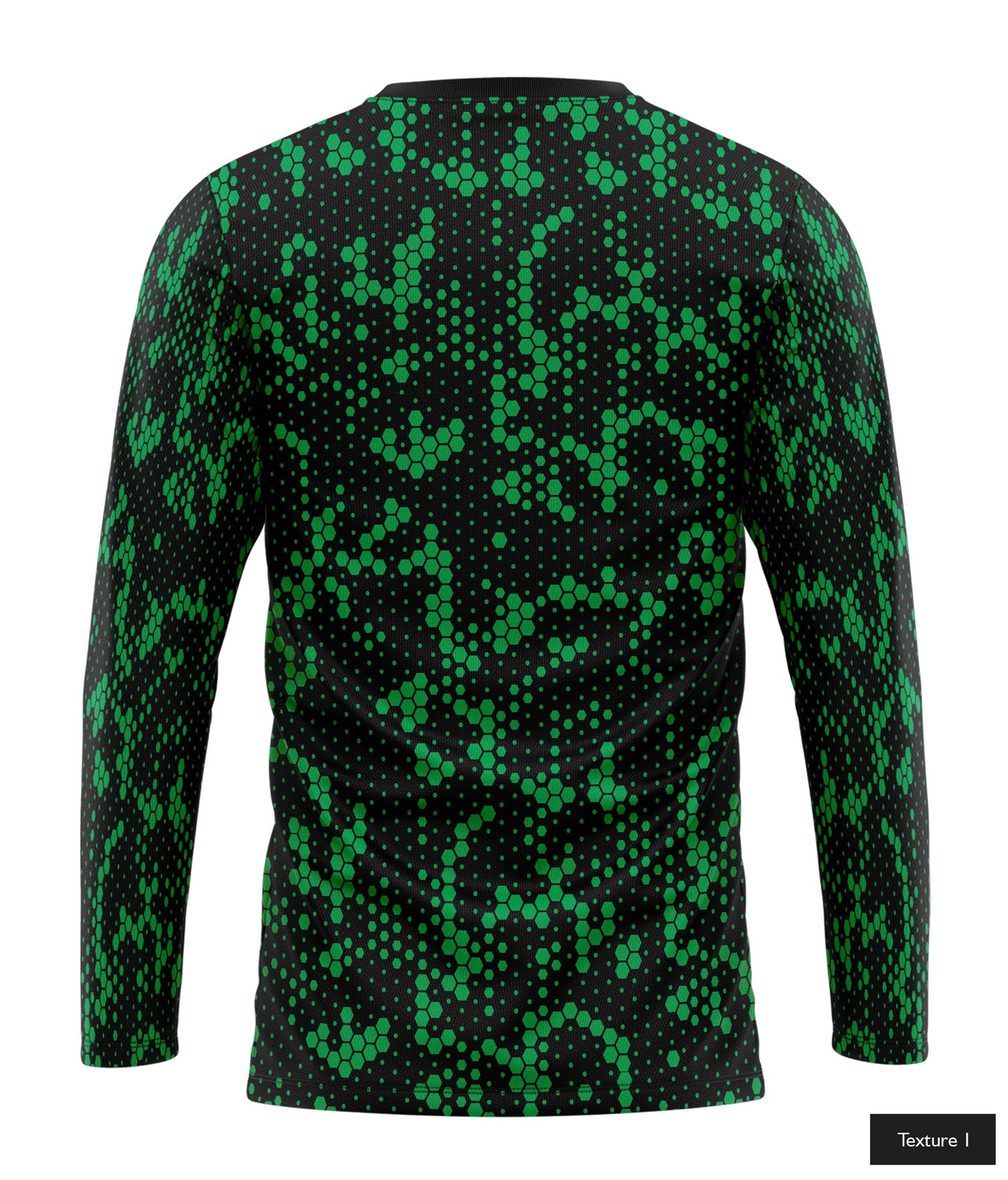 Hexagonal Halftone In Green